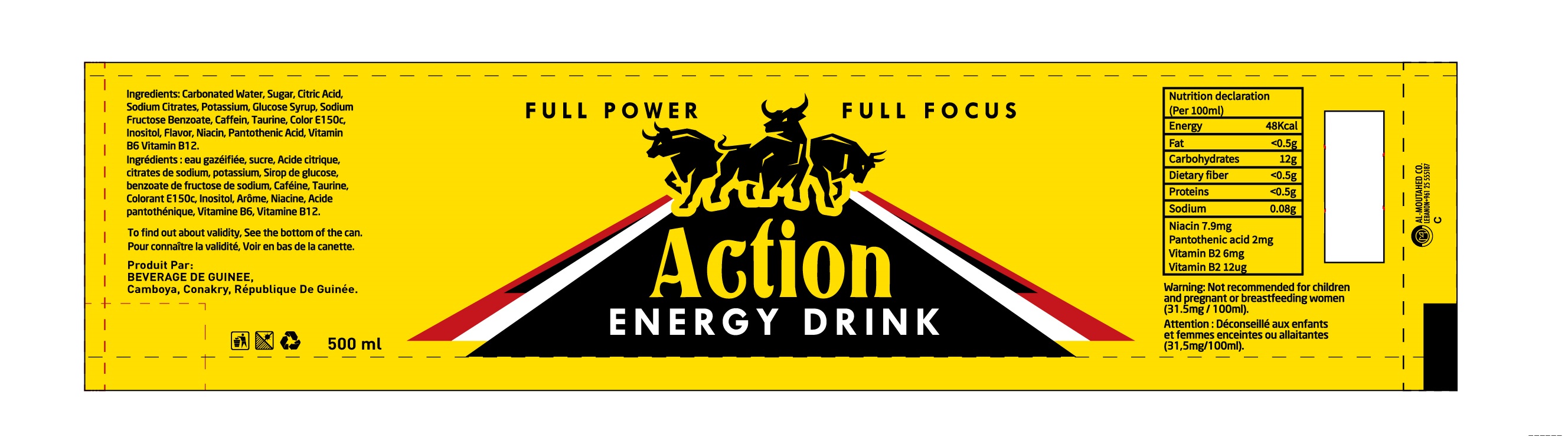 0710497372275 | ACTION ENERGY DRINK 