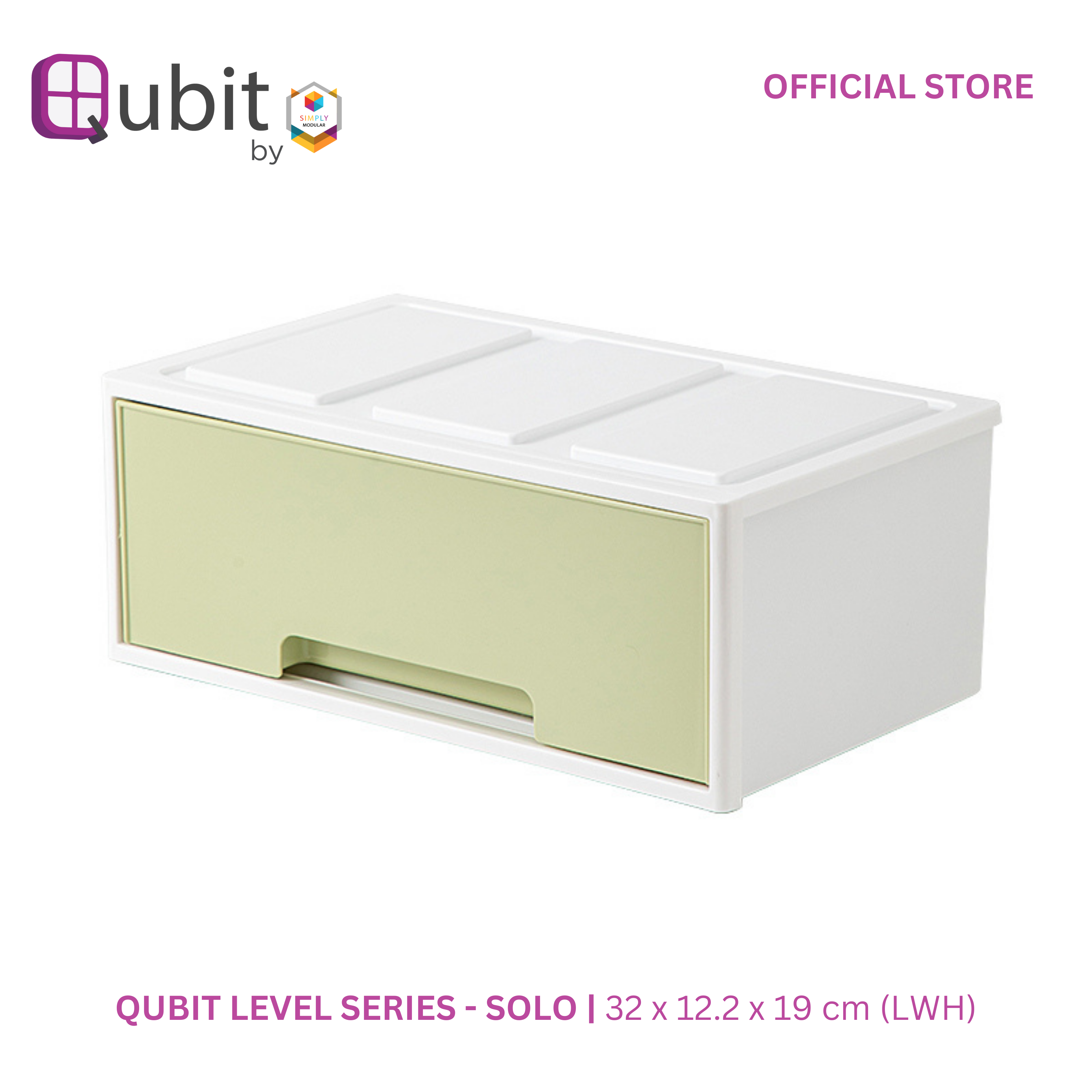 0725765449177 | Qubit Level Solo Storage Drawer Organizer