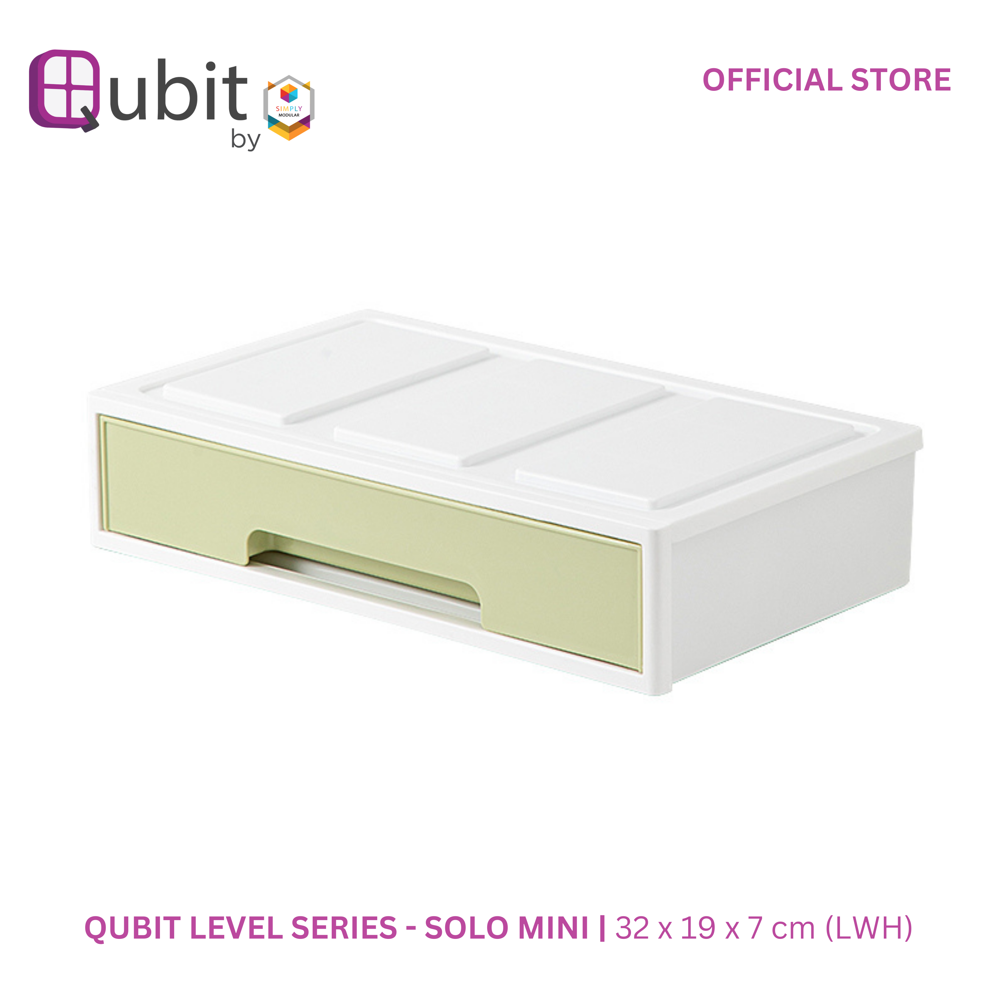 0725765449238 | Qubit Level Solo Mini Storage Drawer Organizer