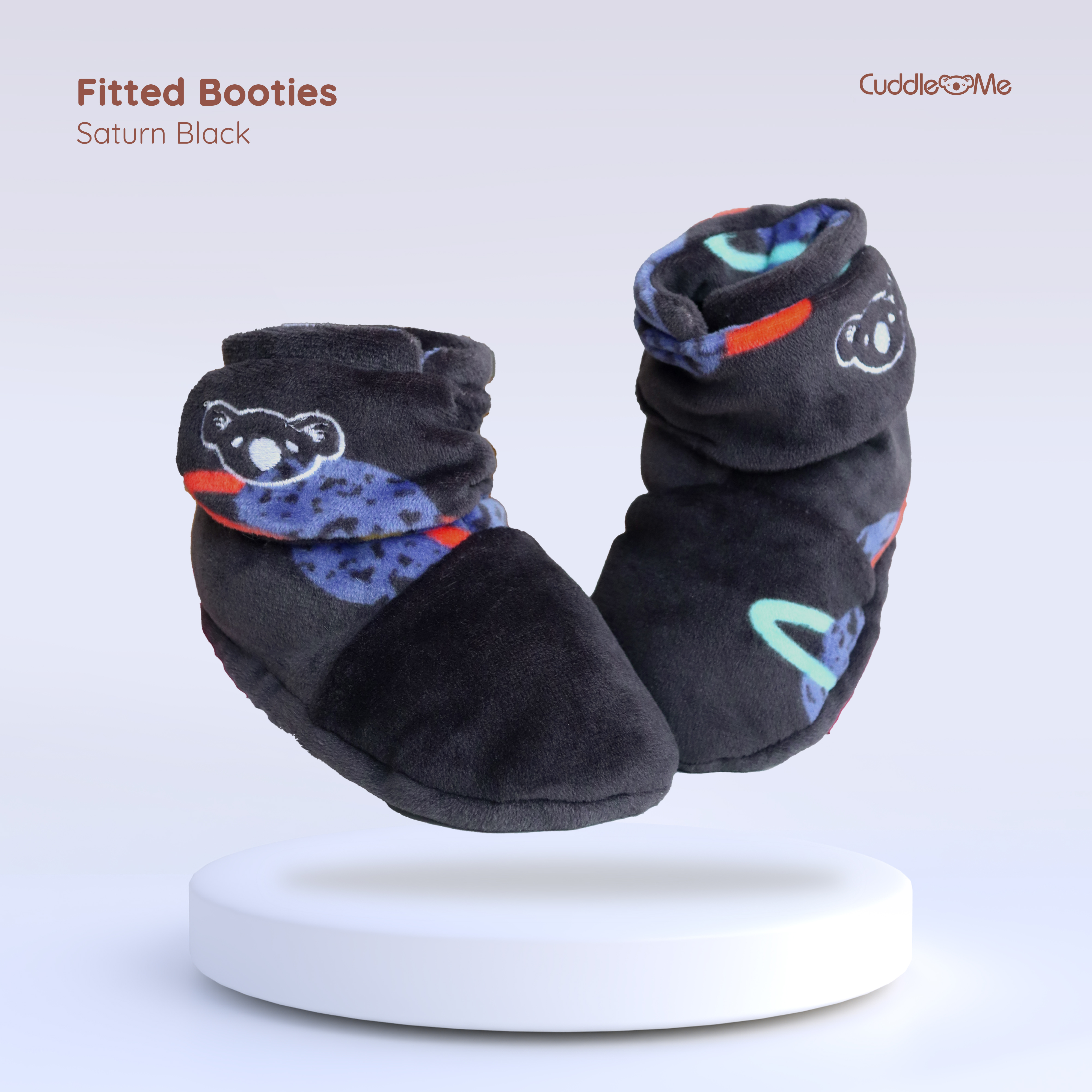 0796554195056 | Cuddleme Fitted Booties Saturn Black