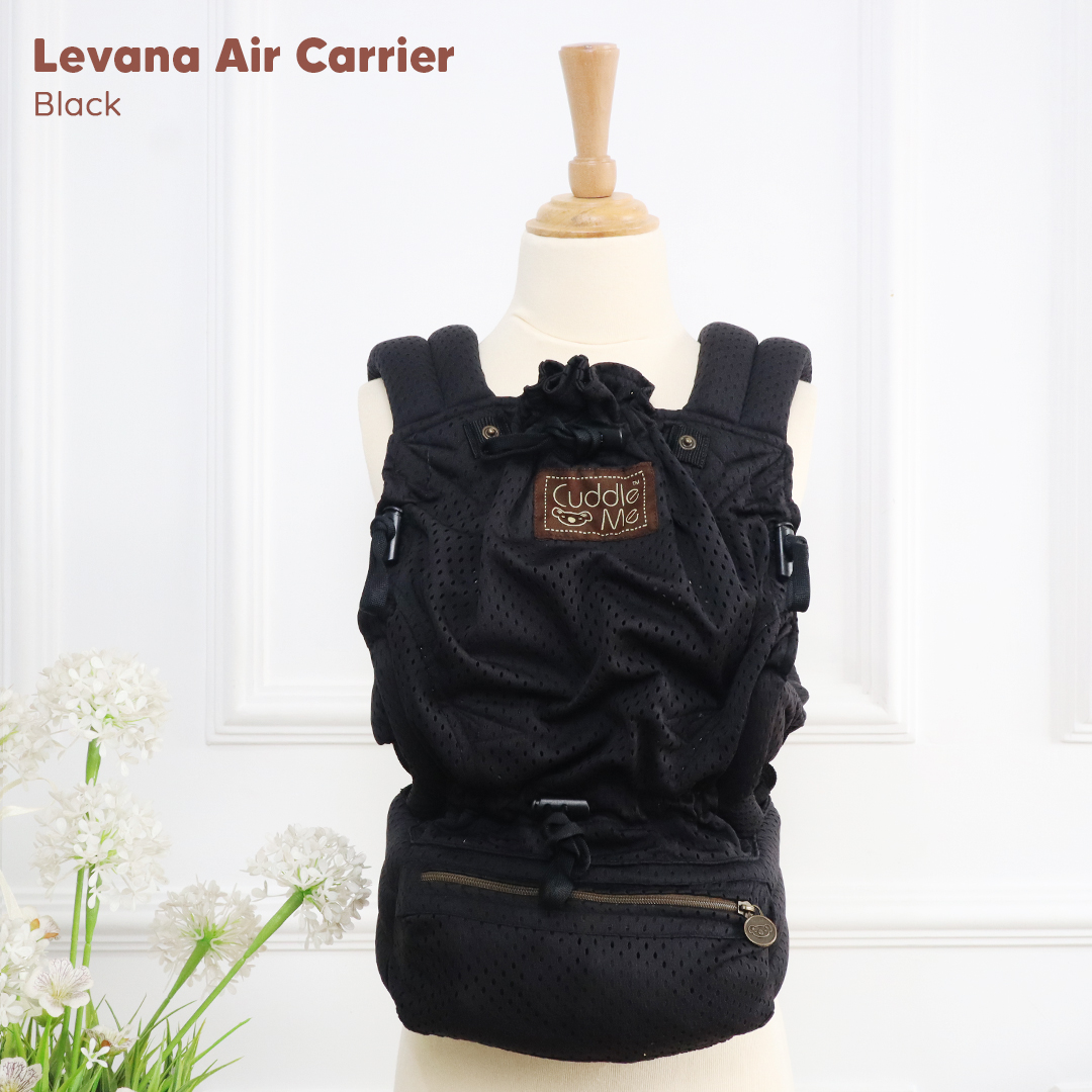 0796554195094 | Cuddleme Levana Air+ Carrier Solid Black