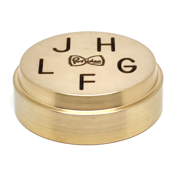 0806812209583 | Bronze die Alphabet F-G-H-J-L