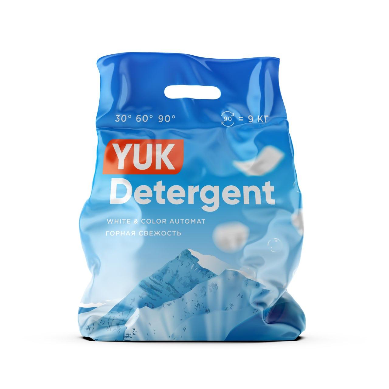 745604830706 | Yuk Detergent white & color automat Горная свежесть 9кг